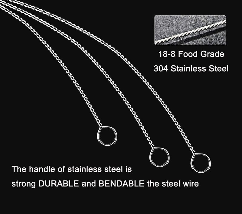 AFUUFA Straw Cleaner Brush for Stanley Extra Long 12 inch, Extra Wide 12mm diam for 40/30/20 oz Stanley Mug, Nylon Bristles and Stainless Steel Handle Straw Brush for 40 oz Stanley(10 PCS) - Image 4