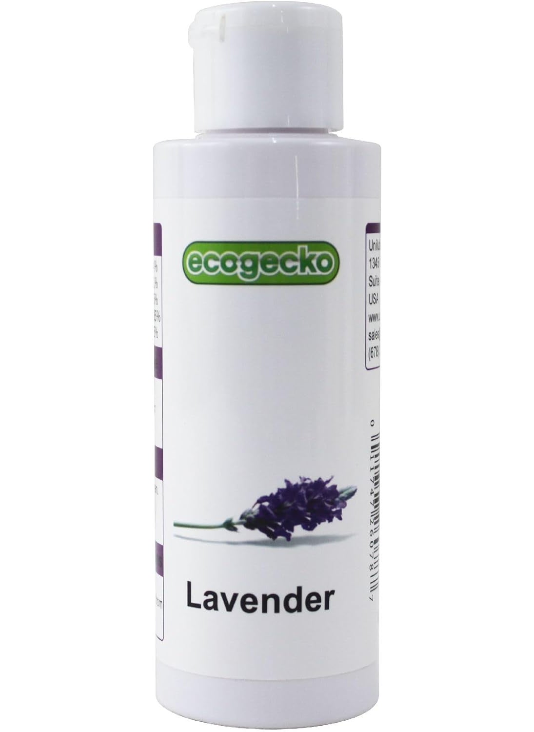 EcoGecko Fragrance Aroma Oil for use with EcoGecko Air Revitalizers/Cleaners, Water Based Air Purifiers and Oil Diffusers, 12 Scents to Choose from, 100ML, Lavender 
