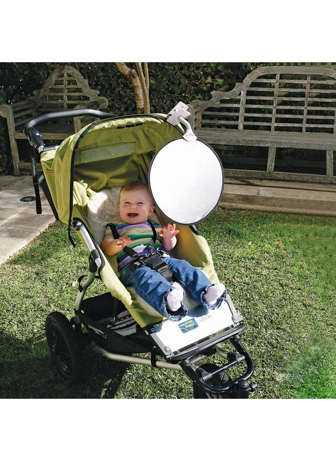 dreambaby Dreambaby Clip-On Stroller Sunshade With Uv Indicator - Universal Design For Sun Protection On Strollers, Car Seats, Desks, And More  - Image 4