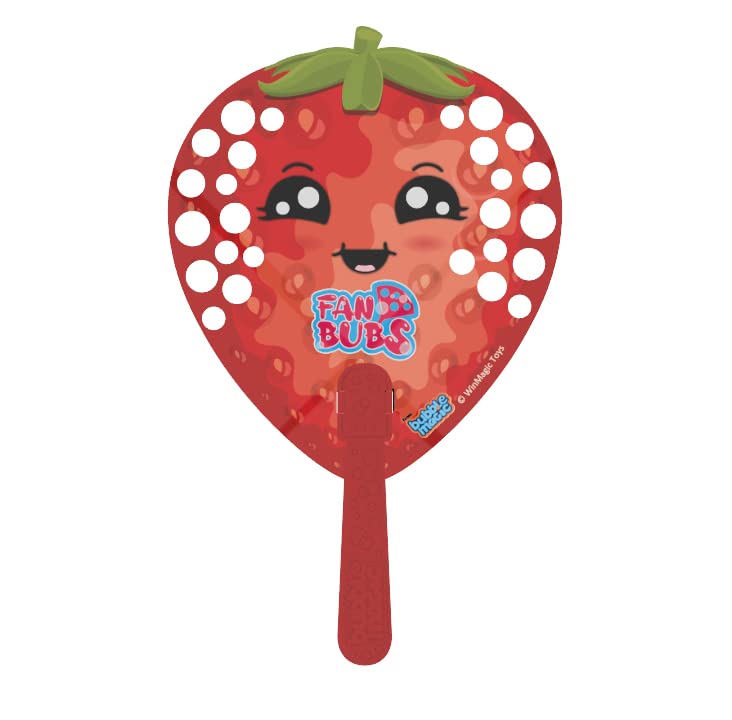 Bubble Magic Fan Bubs Strawberry, Bubble Solution with Hand Fan for The Kids 3 Year and Above, Multicolor, (FB50011) - Image 3