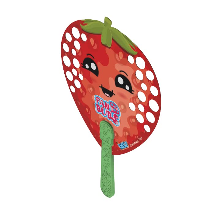 Bubble Magic Fan Bubs Strawberry, Bubble Solution with Hand Fan for The Kids 3 Year and Above, Multicolor, (FB50011) - Image 4