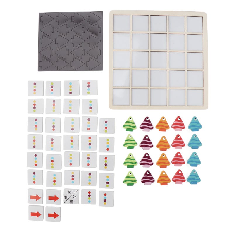Fish Color Matching Game Magnetic Design Safe Wood Rounded Edges Wooden Table Game Wooden Table Game Toy - Image 1