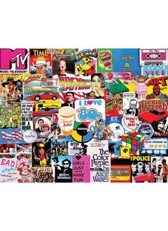 WHITE MOUNTAIN Puzzles I Love The 1980S 1000 Piece Jigsaw Puzzle  - Image 1