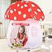 CRAWLBO Play Tent for Kids Pop Up Tent Indoor Outdoor Boys and Girls Playhouse with Exquisite Design for Imaginative Mushroom Tent by CRAWLBO PatentedREDLarge - Image 4
