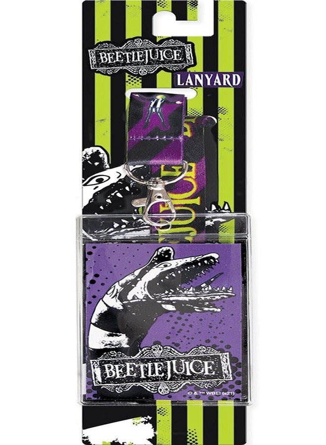 Ata-Boy Beetlejuice Lanyard Badge Holder, Beetlejuice Movie Lanyards for ID Badges - Beetlejuice Gifts & Merchandise… - Image 4