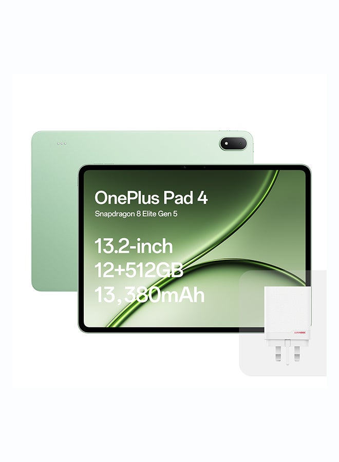 OnePlus Pad 4 Sage Mist 12GB RAM 512GB Snapdragon 8 Elite Gen 5 International Version - Image 1