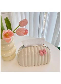 Bag-shaped tissue box Bag-shaped tissue box Luxurious acrylic tissue box A very chic decorative piece that will complete the elegance of the living room and office