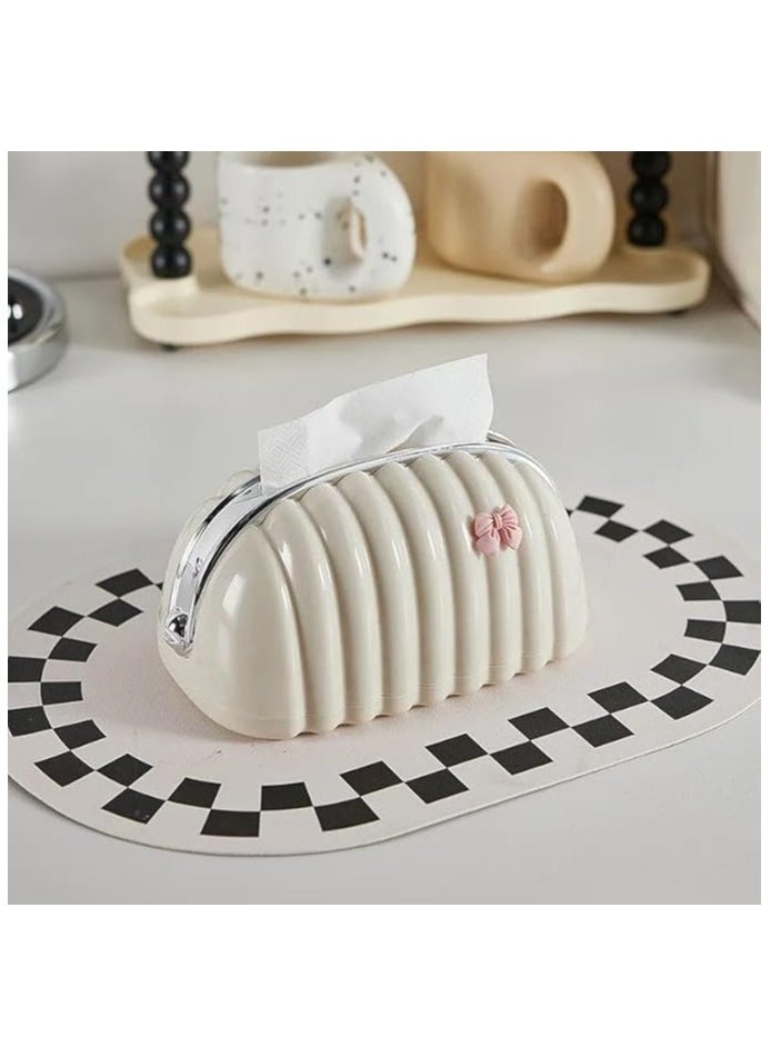 Generic - Bag-shaped tissue box Bag-shaped tissue box Luxurious acrylic tissue box A very chic decorative piece that will complete the elegance of the living room and office - Image 1