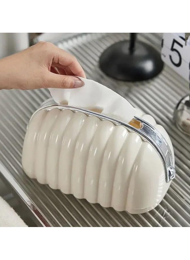 Generic - Bag-shaped tissue box Bag-shaped tissue box Luxurious acrylic tissue box A very chic decorative piece that will complete the elegance of the living room and office - Image 1