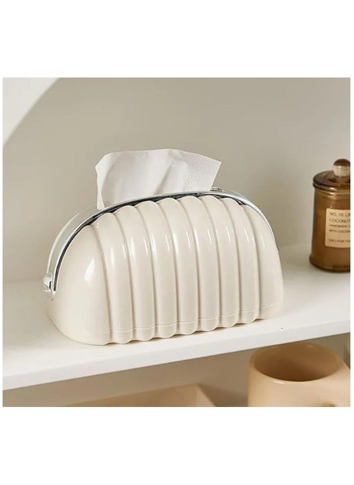 Generic - Bag-shaped tissue box Bag-shaped tissue box Luxurious acrylic tissue box A very chic decorative piece that will complete the elegance of the living room and office - Image 1