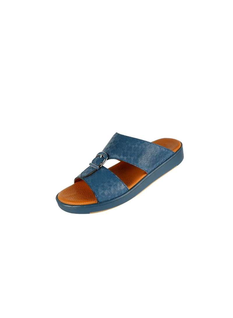barjeel uno Barjeel Uno Mens Elegant Arabic Sandals SP1-017 Navy
