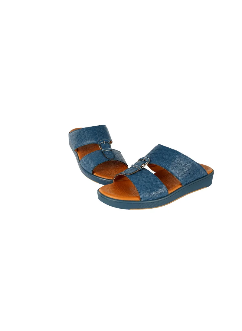 بارجيل أونو Barjeel Uno Mens Elegant Arabic Sandals SP1-017 Navy