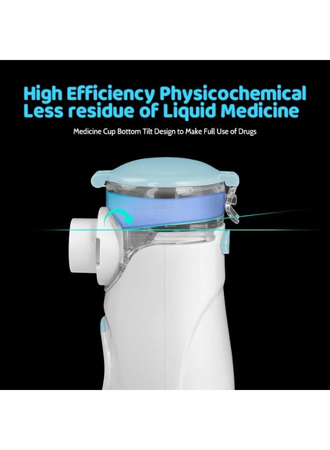 Portable Mesh Nebulizer with Digital Display - Smart Sinus Inhaler for Adults & Kids, Easy-to-Clean for Travel & Daily Use - Image 2