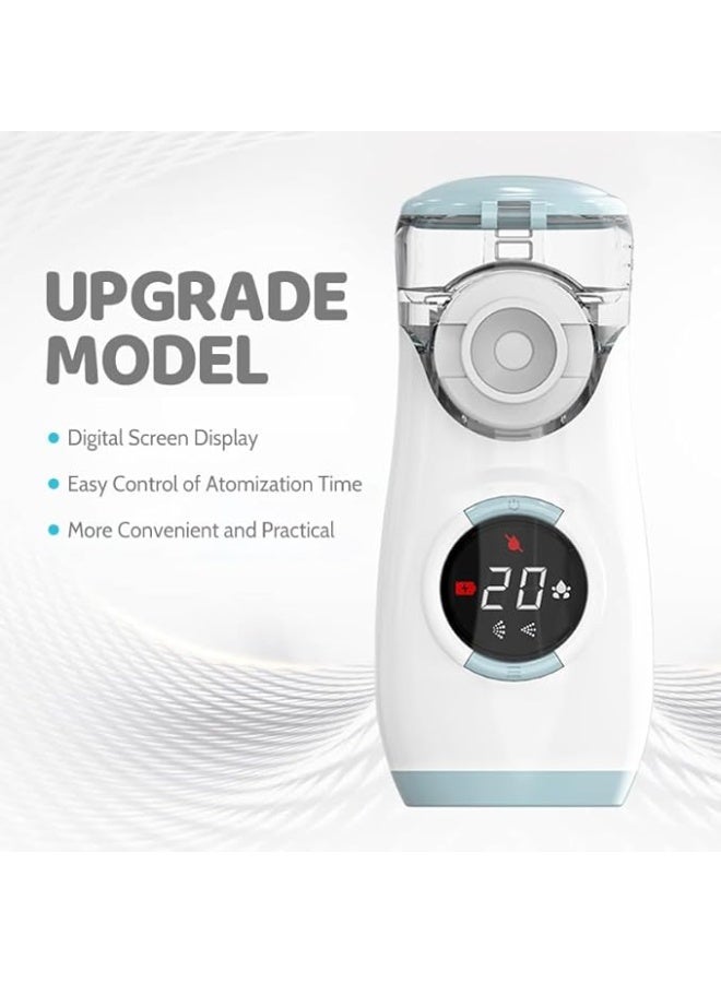 Portable Mesh Nebulizer with Digital Display - Smart Sinus Inhaler for Adults & Kids, Easy-to-Clean for Travel & Daily Use - Image 5