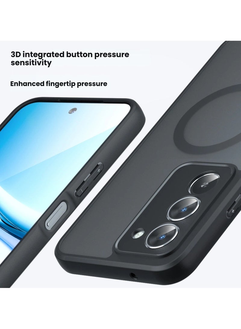 general Applicable Redmi 15 magnetic phone case frosted skin feel airbag anti-drop wear support wireless charging - Image 4