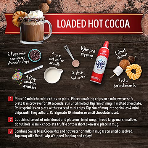 Swiss Miss Milk Chocolate Flavored Hot Cocoa Mix, Hot Cocoa Bar Supplies, 22.23 oz. Canister - Image 4