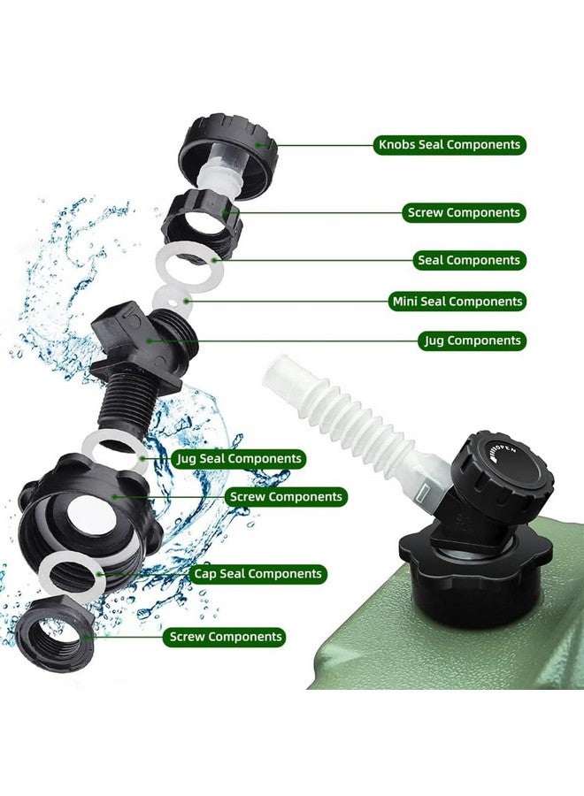 Nasmodo 12L Camping Water Can with Tap Portable Camping Picnic Hiking Water Storage Container for Travelling Dispenser Barrel with Faucet (Green) - Image 3