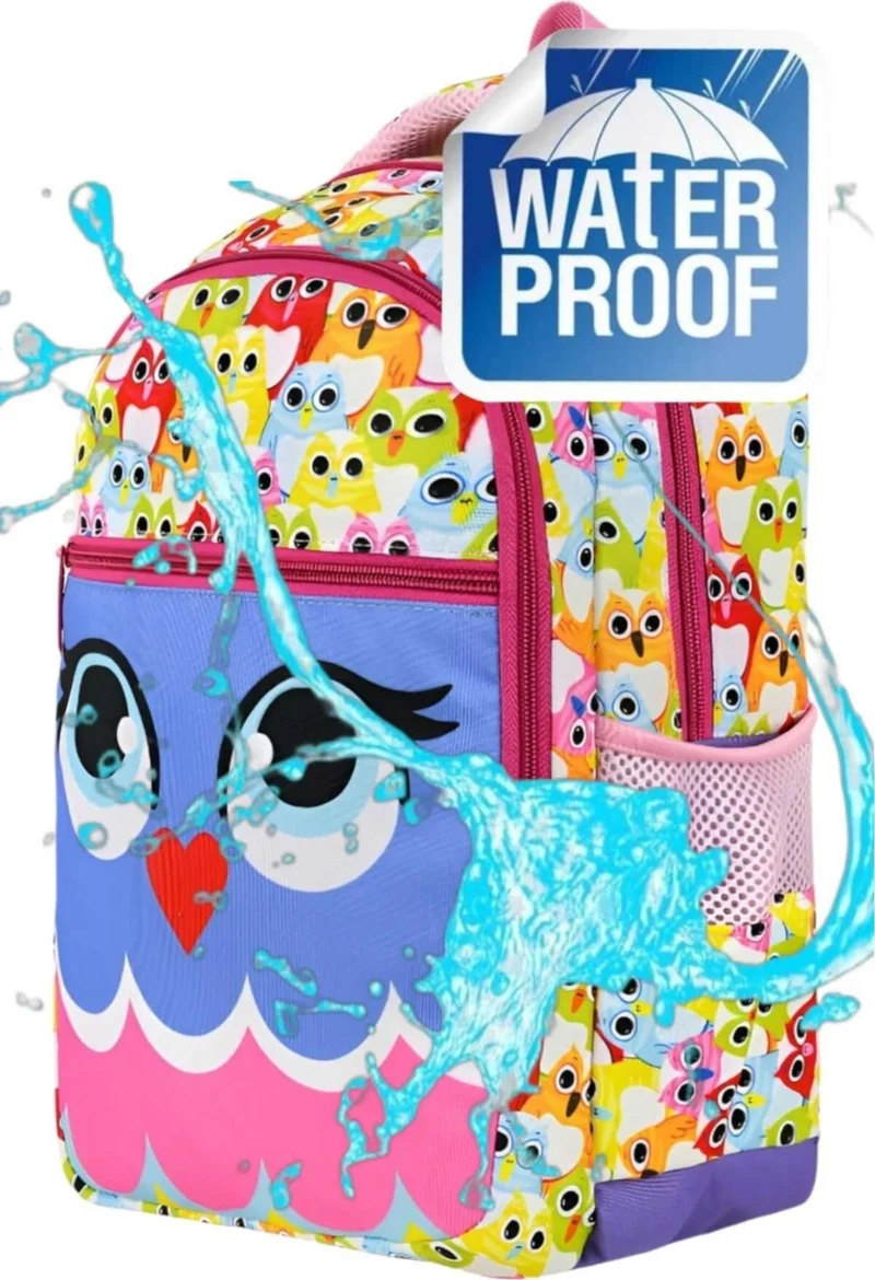 Tezzgelsin Waterproof Lunch Bag Orthopedic 3 Compartment Primary School Bag Middle School Bag School Bag