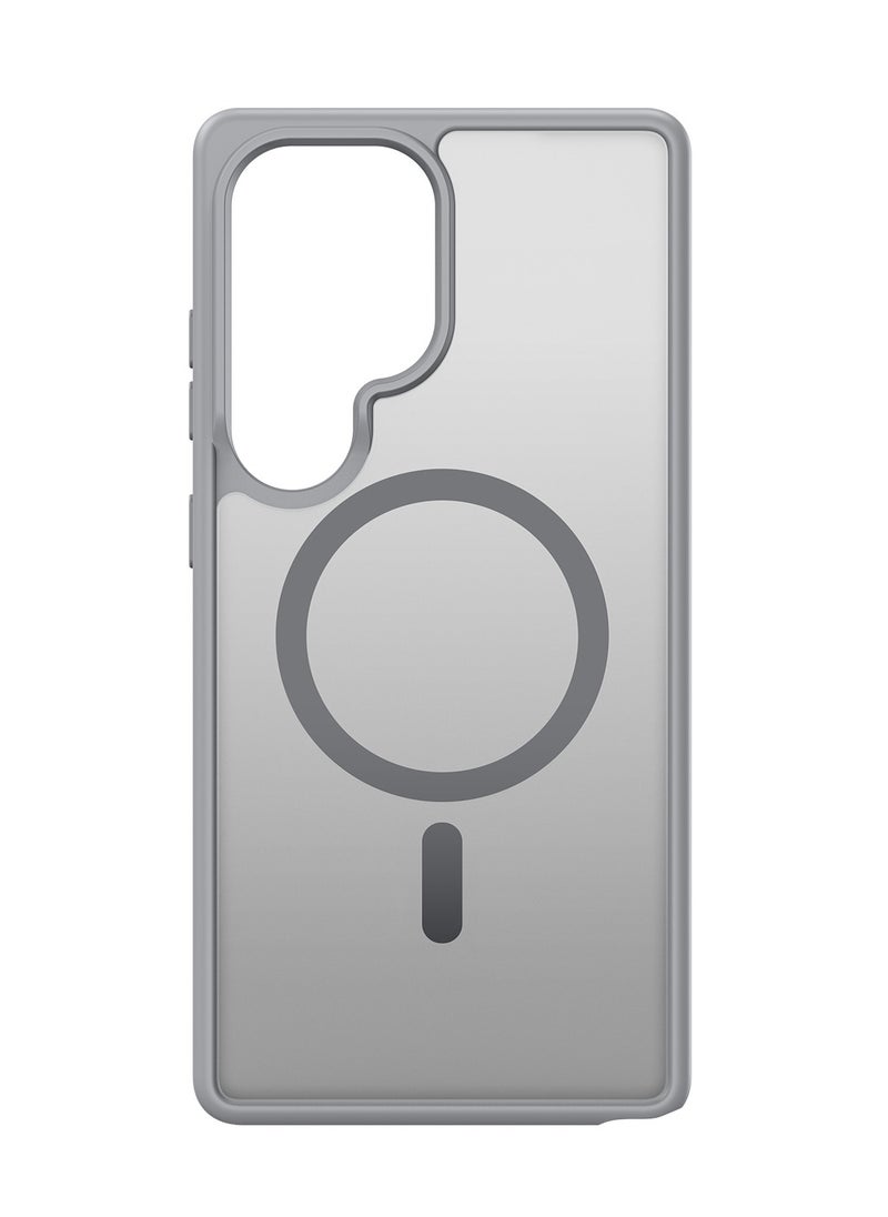 DUX DUCIS - DUX DUCIS Yind Case Anti-Yellowing Matte Clear [Hard PC Back & Soft TPU Bumper] Magnetic Wireless Charging Shockproof Protective Phone Case Cover compatible with Samsung Galaxy S25 Ultra  (Grey) - Image 1