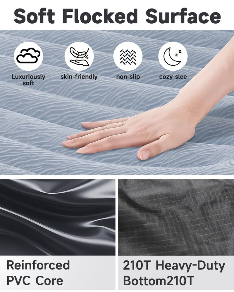Umbrauto Inflatable Truck Bed Air Mattress for Full Size Short Truck Beds, 5.5-5.8ft, with Pump & Carry Bag. Perfect for Outdoor Adventures - Image 4