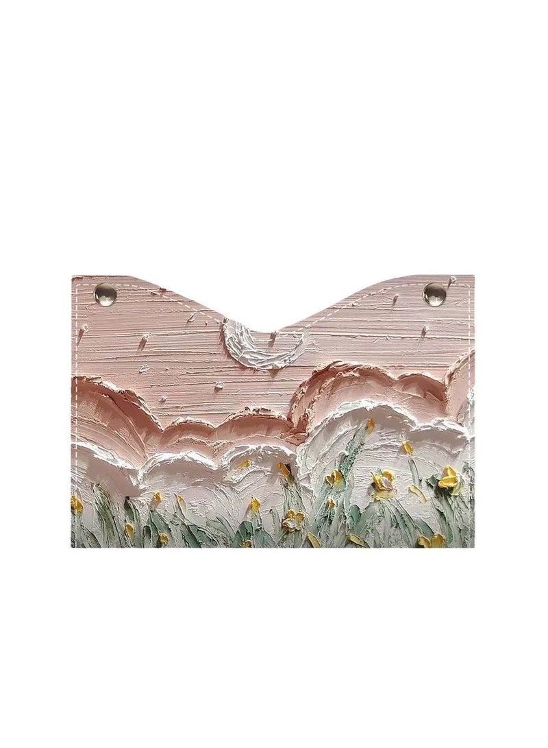 Oil Painting Tissue Box For Home Use, Living Room And Car Tissue Box - Image 3