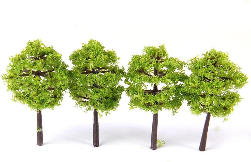 كلاراكو مجموعة أدوات تزيين سكة حديد نموذجية بمقياس 1:250، تتضمن 80 نموذجًا لأشجار بارتفاع 5 سم - Image 3