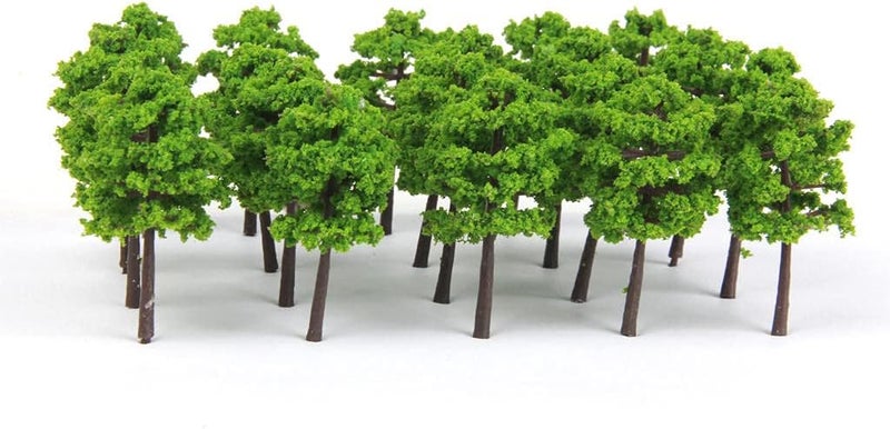 كلاراكو مجموعة أدوات تزيين سكة حديد نموذجية بمقياس 1:250، تتضمن 80 نموذجًا لأشجار بارتفاع 5 سم - Image 4