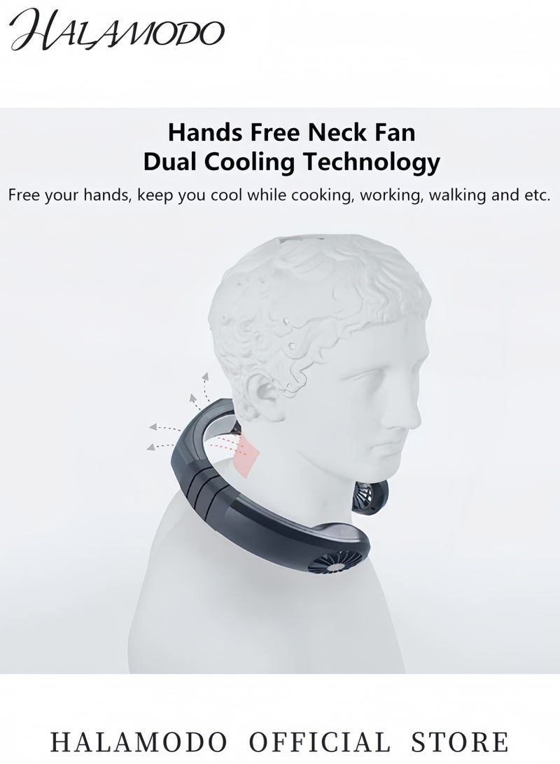 هالامودو مروحة محمولة، بثلاث سرعات قابلة للتعديل، H33344B-KM، أسود - Image 4