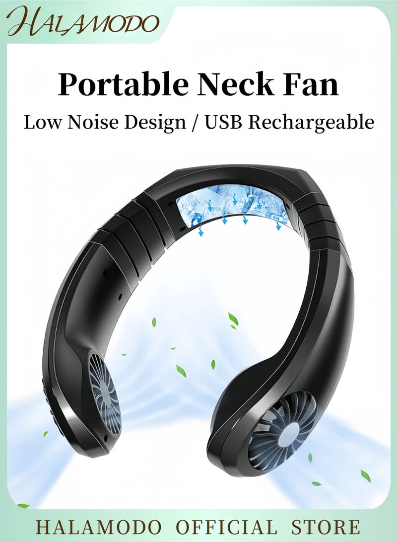 هالامودو مروحة محمولة، بثلاث سرعات قابلة للتعديل، H33344B-KM، أسود - Image 1