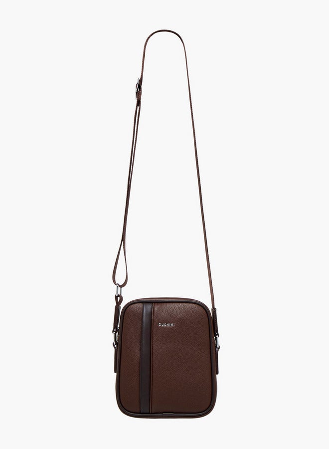 DUCHINI Solid Crossbody Bag with Adjustable Strap  - Image 2