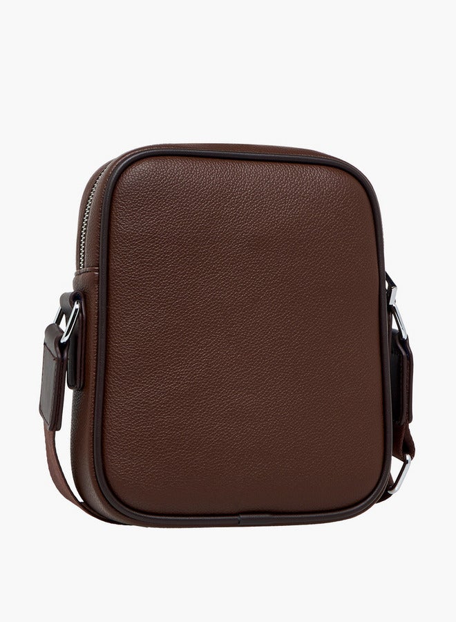 DUCHINI Solid Crossbody Bag with Adjustable Strap  - Image 3