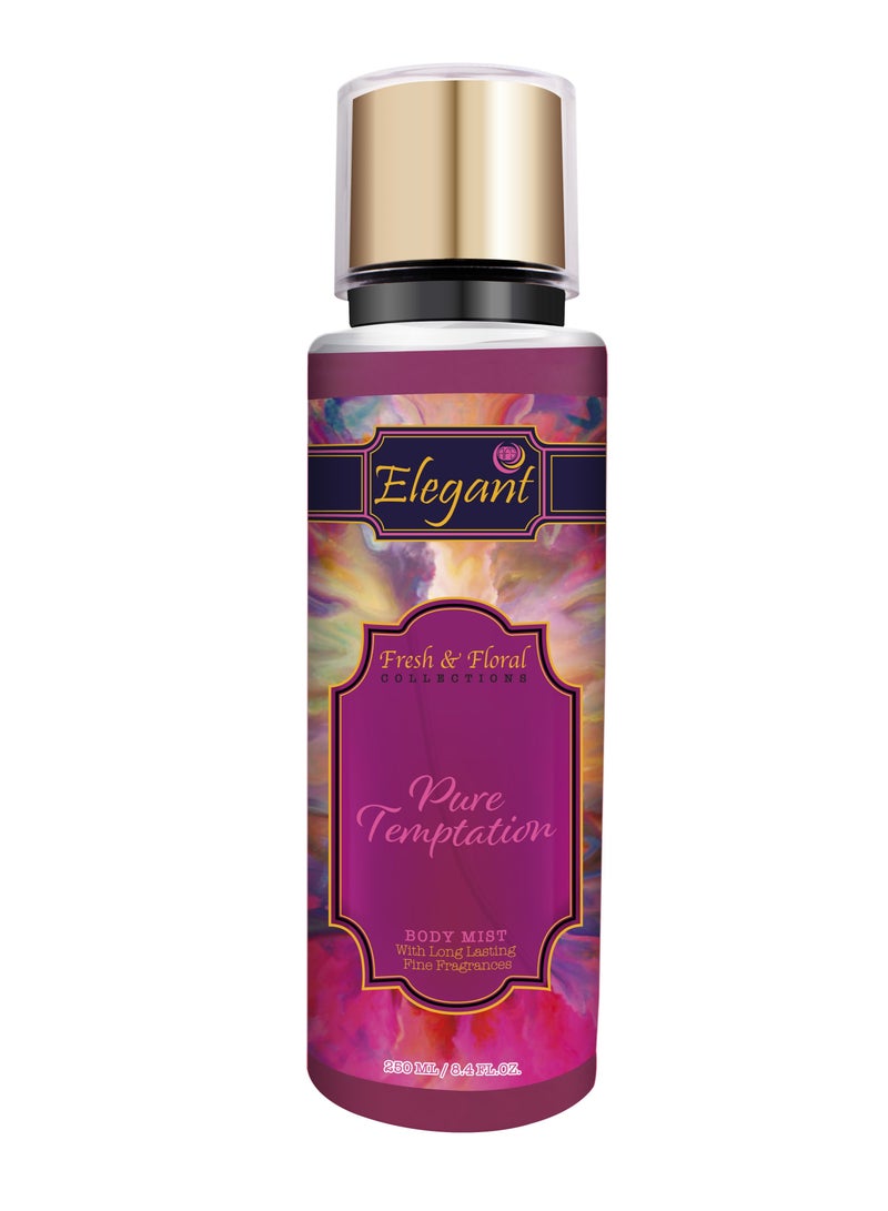 Elegant Pure Temptation Body Mist Spray 250ml - Image 1