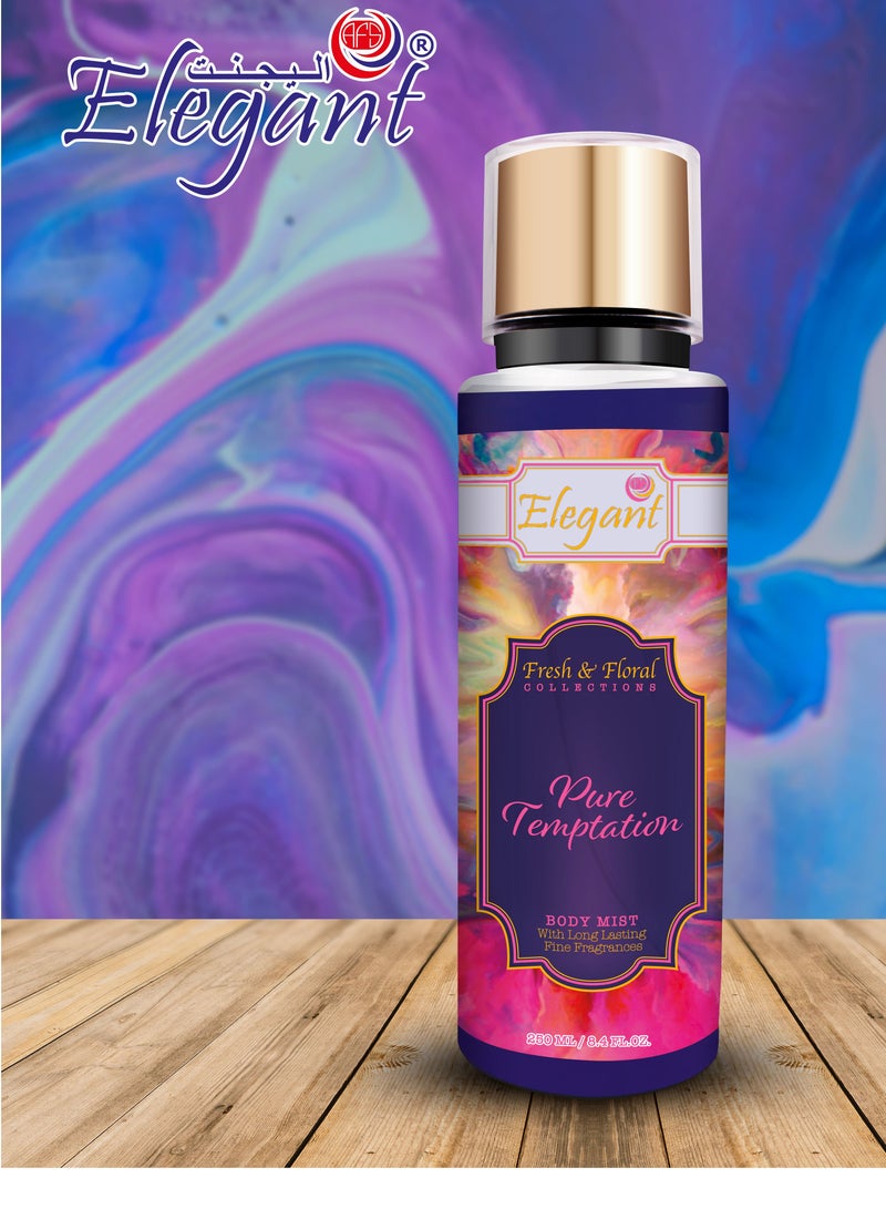 Elegant Pure Temptation Body Mist Spray 250ml - Image 2