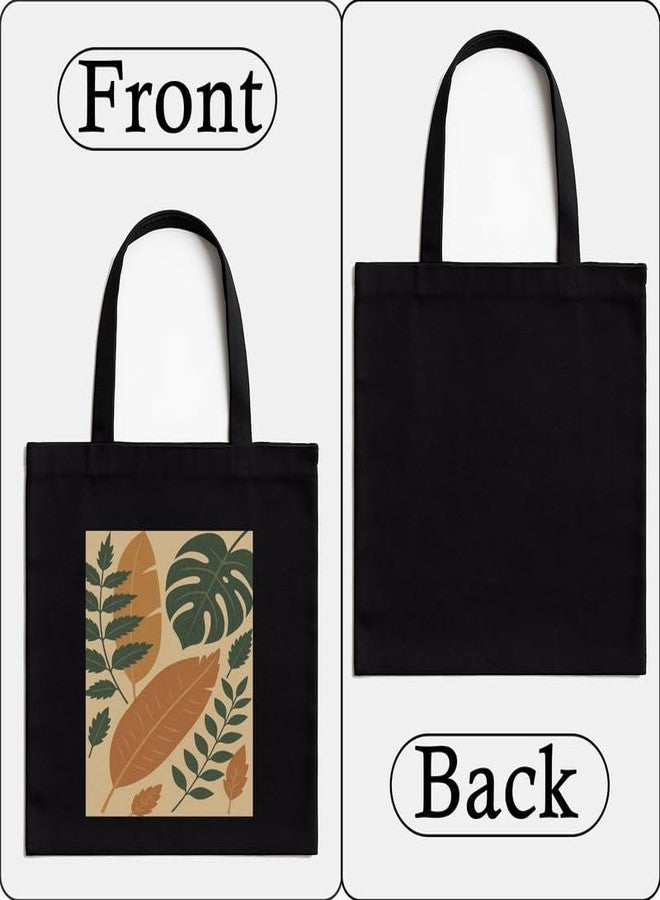 Megrok Vibrant Floral Tote Bag for Women | Front A4 Size Printed Pocket | 16x14 Inch Garden Cotton Bag | Spring Season Statement - Image 5