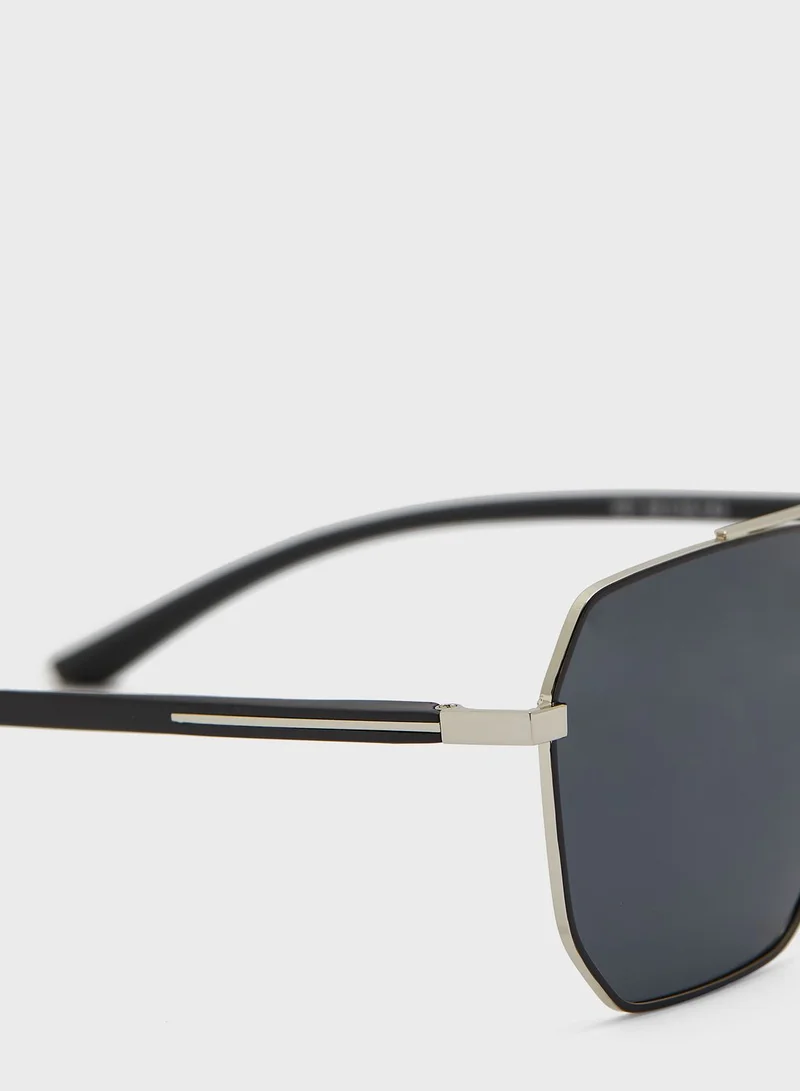 Seventy Five Square Aviator Sunglasses