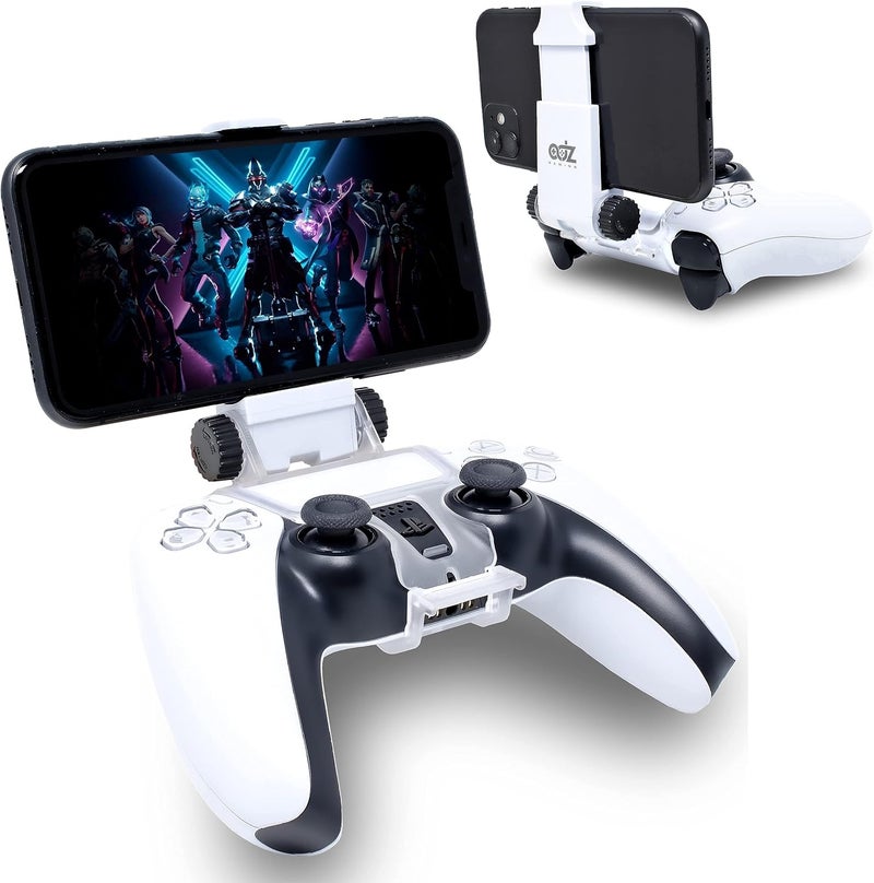 ADZ PS5 Controller Phone Mount Holder Clamp Smart Clip for PS5 Dualsense Controller Perfect for PS Remote Play - Image 1