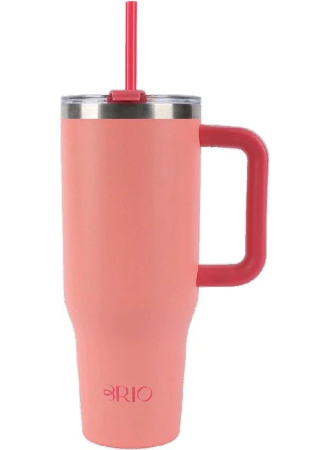 Stainless Steel Thermal Mug, 1 Liter - Orange