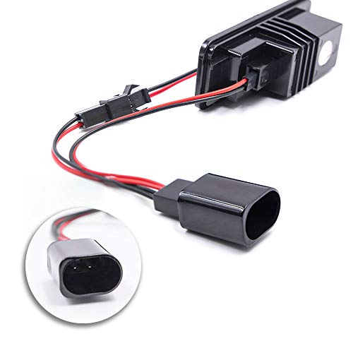Mingrui test 2pcs LED License Plate Lights Number Lamp for MK5 GTI MK6 MK7 Golf 5 Glof 6 Golf 7 New Beetle Passat CC Rabbit Eos Phaeton Polo Lupo Powered by Xenon White LED with Can-bus Error Free - Image 3