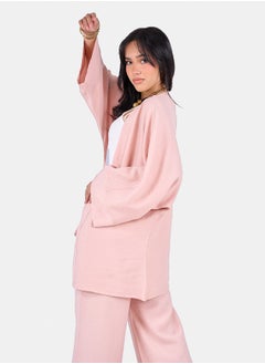 Clue Hip Length Tencel Cardigan  - Image 3