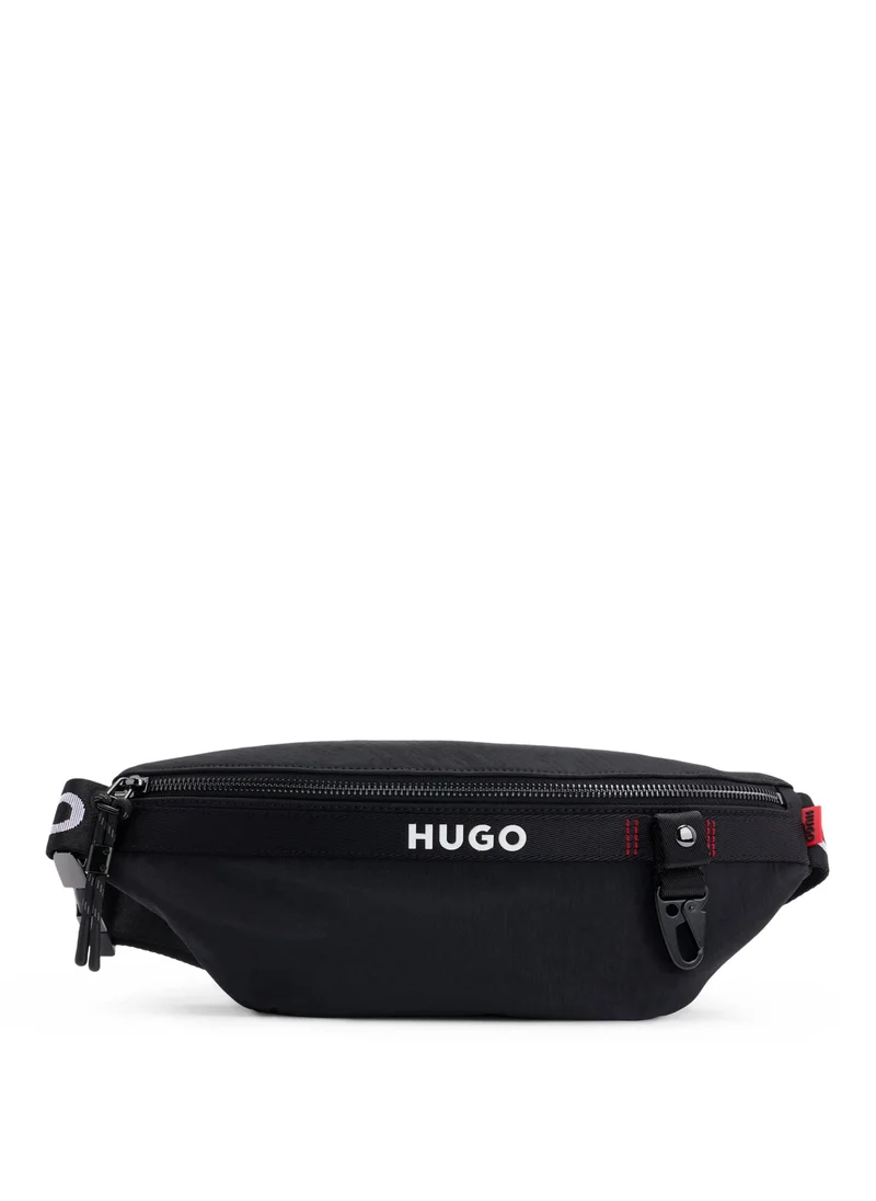 HUGO Belt bag with contrast logo and adjustable strap