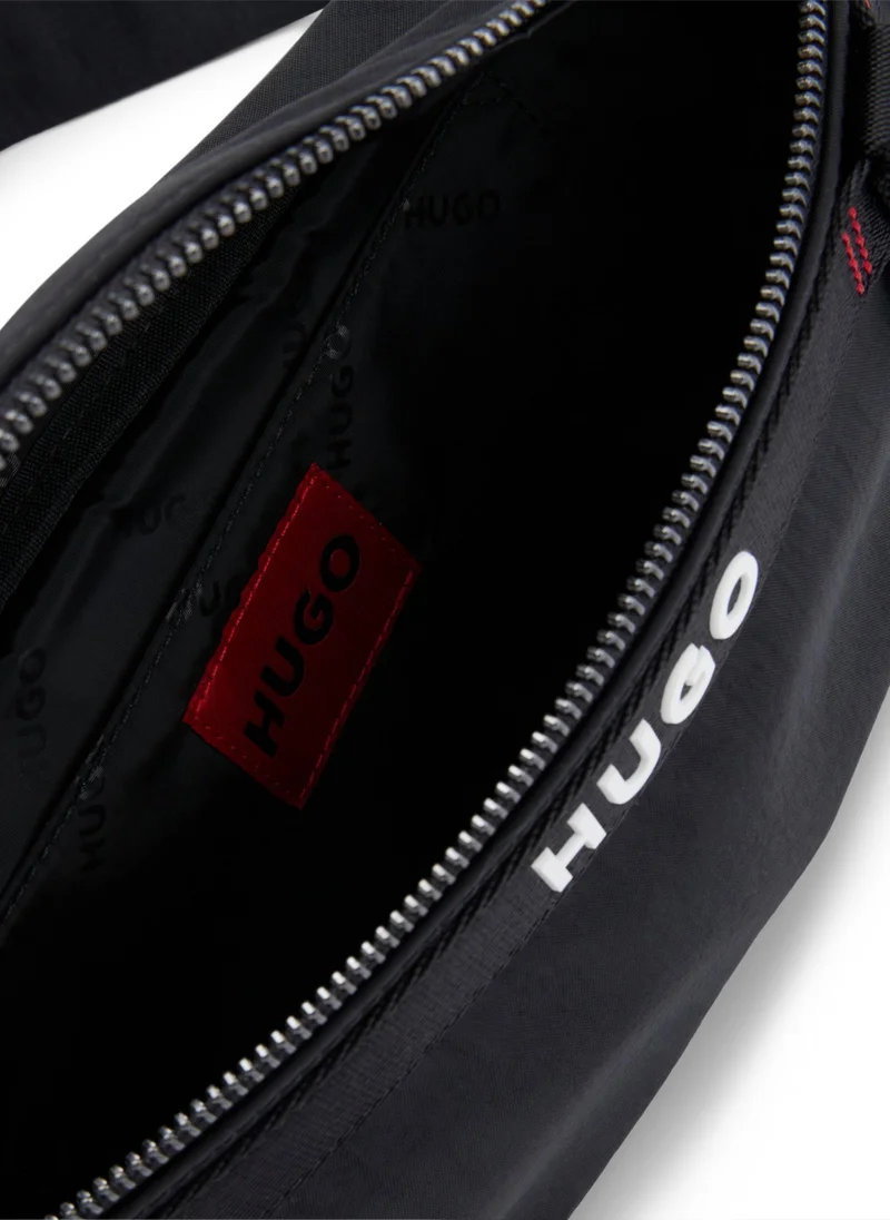 HUGO Belt bag with contrast logo and adjustable strap