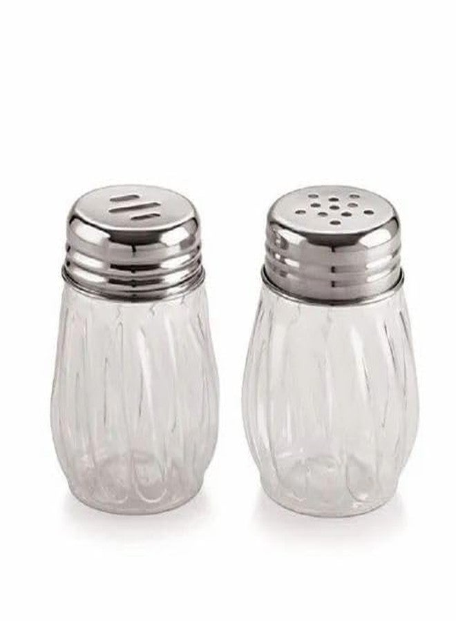 PIXELERA Oregano & Chilli Flakes Shaker Set - Plastic Transparent Masala Container Box with Stainless Steel Sprinkler Lid for Kitchen, Restaurant, Dining Table [ 2PCS ] - Image 4