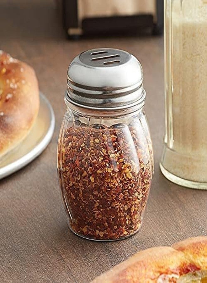 PIXELERA Oregano & Chilli Flakes Shaker Set - Plastic Transparent Masala Container Box with Stainless Steel Sprinkler Lid for Kitchen, Restaurant, Dining Table [ 2PCS ] - Image 2