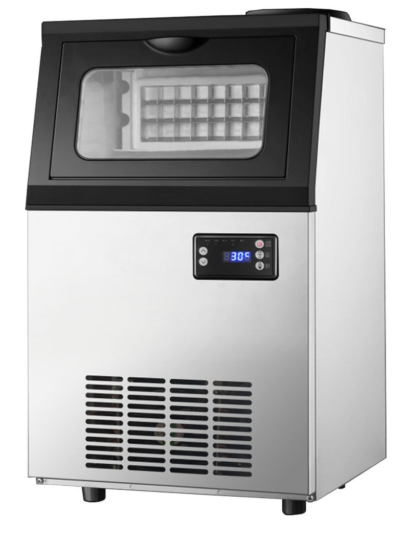 Cool Baby Bottled Water or Tap Water Ice Maker Machine, 66lbs/24H Stainless Steel Under Counter ice Machine with 17.6lbs Ice Storage Capacity, Freestanding Ice Maker. - Image 5