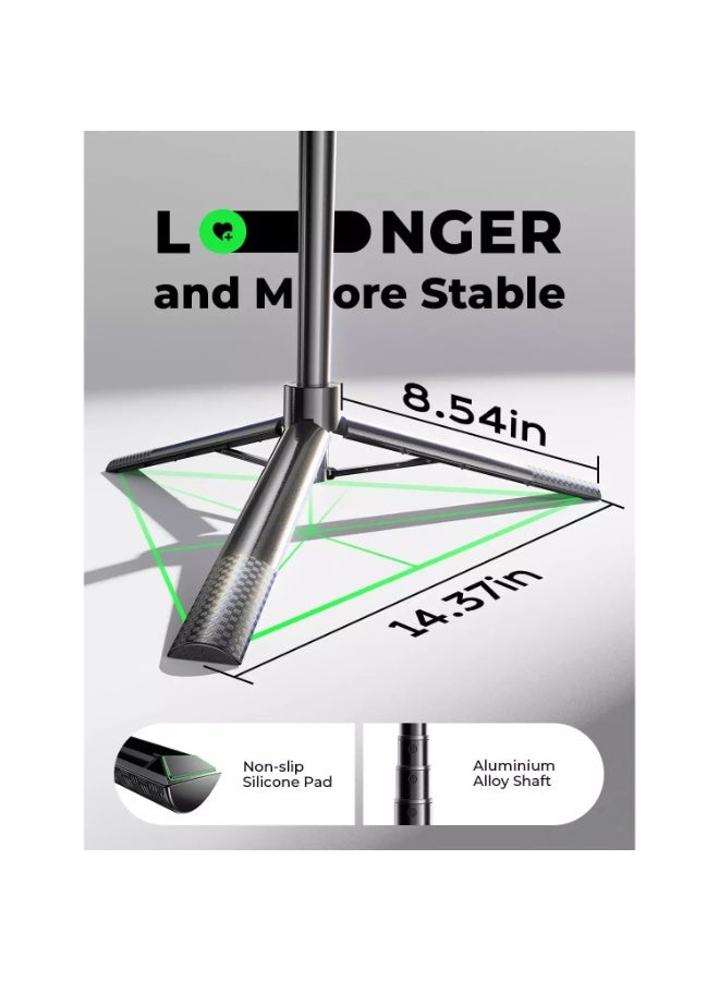 Lisen Selfie Stick Tripod 30-170 CM with Remote, All in One 360 Rotation  for Vlogging/TikTok/Photo, for iPhone 16 15 Pro Max Samsung Galaxy S25 Ultra - Image 2