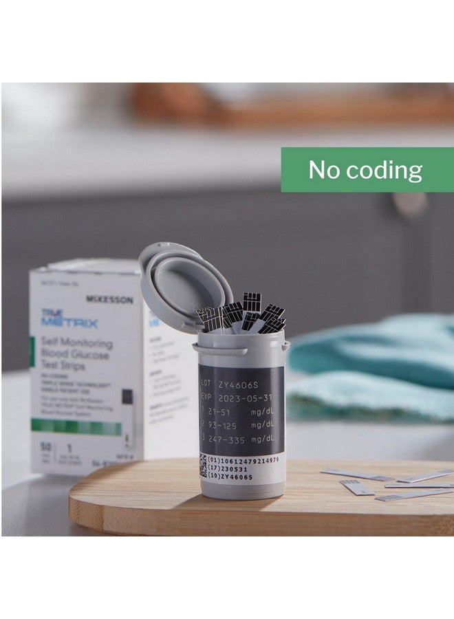 McKesson True METRIX Blood Glucose Test Strips for Diabetes [50 Strips] Self-Monitoring System - Image 4