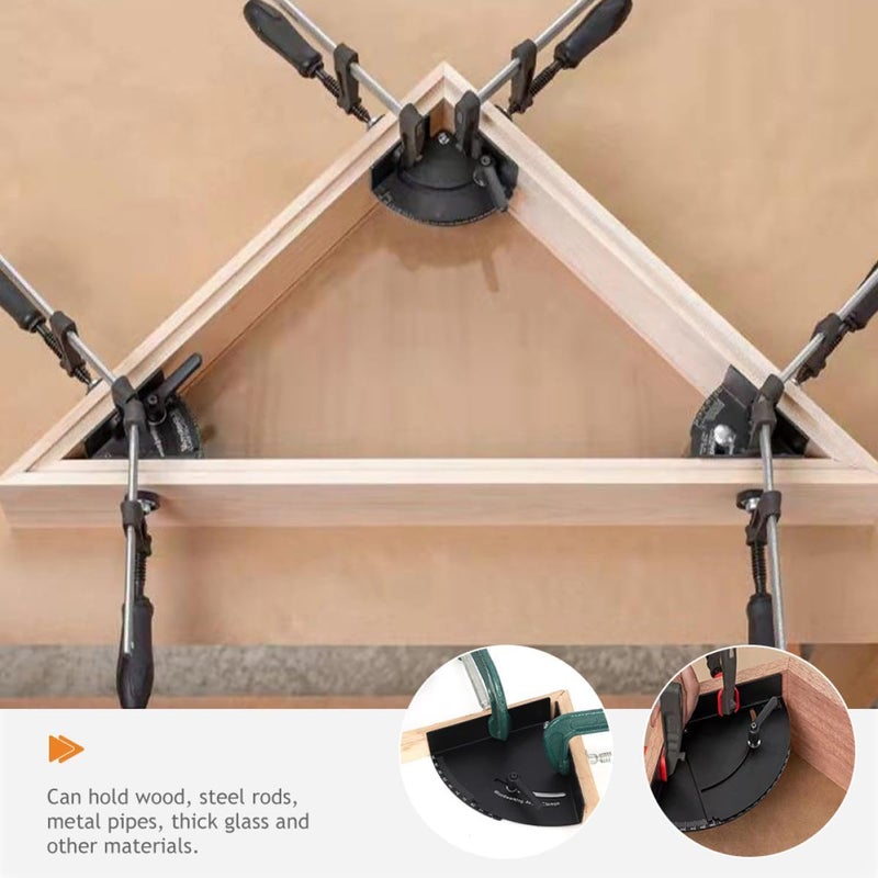 Corner Clamp Angle Ruler 90 Degree Clamp Adjustable Woodworking Protractor and Woodworking Tools Equipment - Image 5
