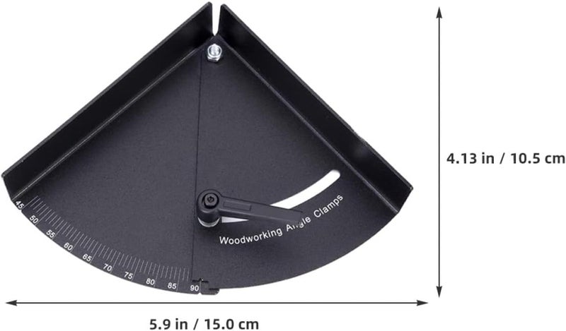 Corner Clamp Angle Ruler 90 Degree Clamp Adjustable Woodworking Protractor and Woodworking Tools Equipment - Image 2