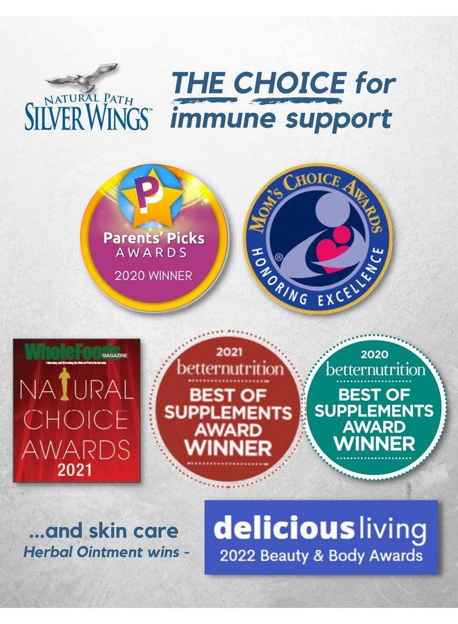 Natural Path Silver Wings Colloidal Silver 250Ppm (1250Mcg) Enhanced Immune Support Supplement 2 Fl. Oz. Dropper Top - Image 3