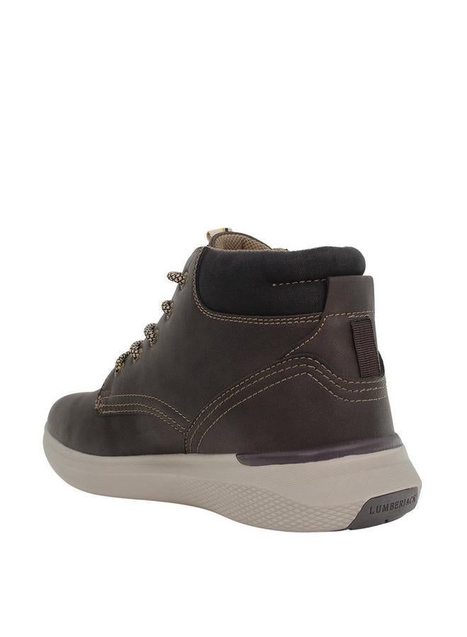 لامبرجاك أحذية رجالية برقبة تصل للكاحل بنسيج دانتيل ورباط - Image 3